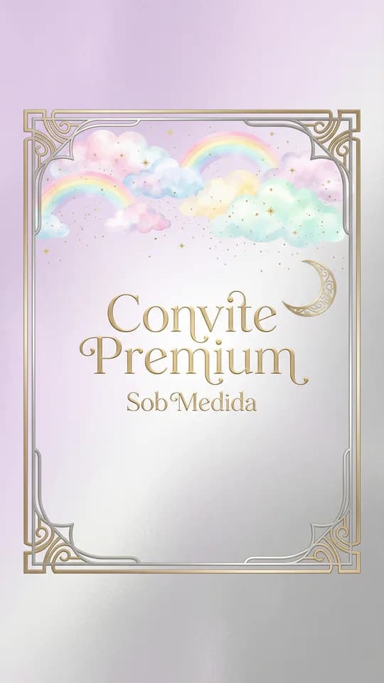 Convite Premium Sonhos